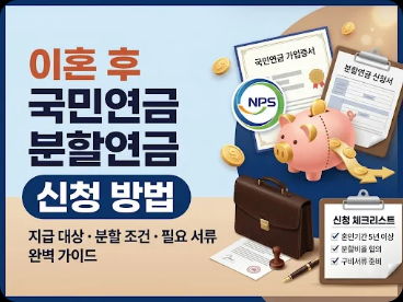 이혼 후 국민연금 분할연금, 배우자가 신청하는 방법